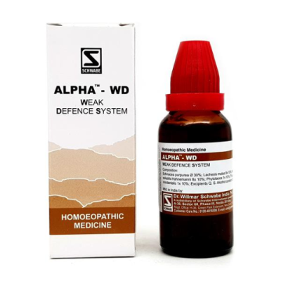 Dr. Willmar Schwabe Alpha - Weak Defences Tonic 30 ml