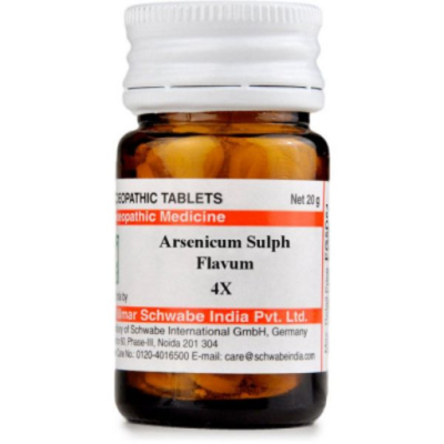 Dr. Willmar Schwabe Arsenicum Sulphuratum Flavum 4X Tablet 20 gm