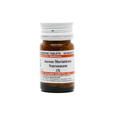 Dr. Willmar Schwabe Aurum Muriaticum Natronatum 3X Tablet 20 gm