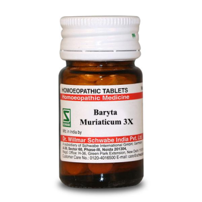 Dr. Willmar Schwabe Baryta Muriaticum 3X Tablet 20 gm