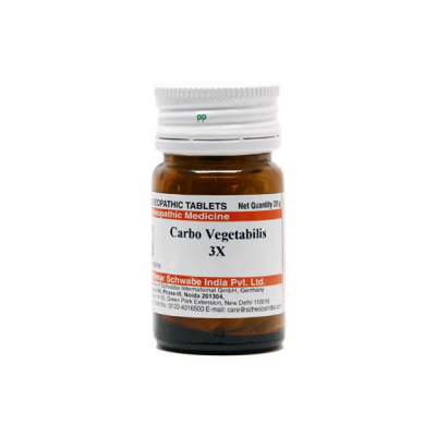 Dr. Willmar Schwabe Carbo Vegetabilis 3X Tablet 20 gm