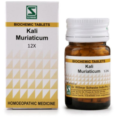 Dr. Willmar Schwabe Kali Muriaticum 12X Tablet 20 gm