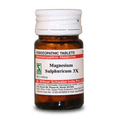 Dr. Willmar Schwabe Magnesia Sulphurica 3X Tablet 20 gm