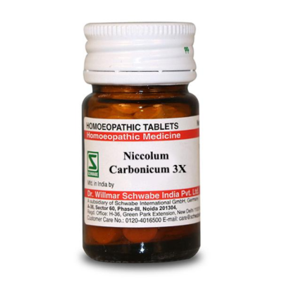 Dr. Willmar Schwabe Niccolum Carbonicum 3X Tablet 20 gm
