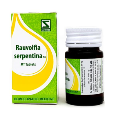 Dr. Willmar Schwabe Rauvolfia Serpentina 1X Tablet 20 gm