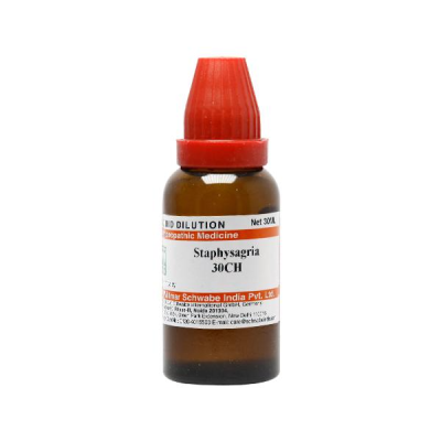 Dr. Willmar Schwabe Staphysagria 30CH Liquid 30 ML