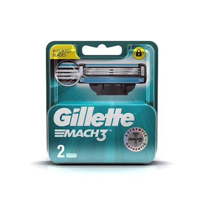 Gillette Mach 3 Manual Shaving Razor Blades - 2s Pack (Cartridge)