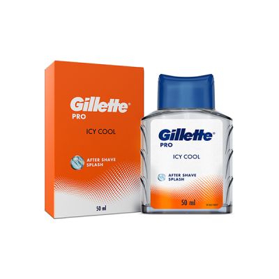 Gillette PRO AFTER SHAVE SPLASH ICY COOL White