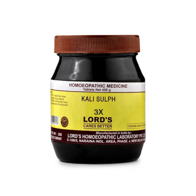 Lord's Bio-Chemic Kali Sulph 3X Tablet 450 gm