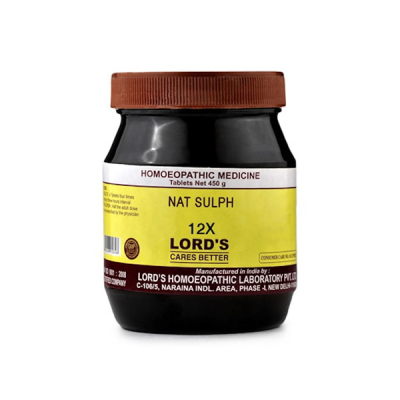 Lord's Bio-Chemic Nat Sulph 12X Tablet 450 gm
