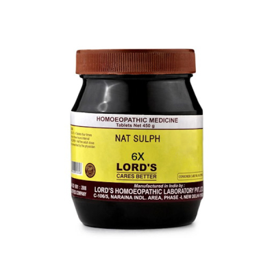 Lord's Bio-Chemic Nat Sulph 6X Tablet 450 gm