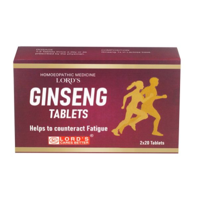 Lord's Ginseng Tablet (Pack of 2 x 20s')