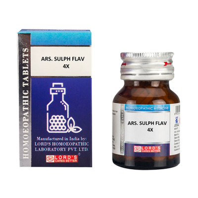 Lord's Trituration Ars Sulph Flav 4X Tablet 25 gm