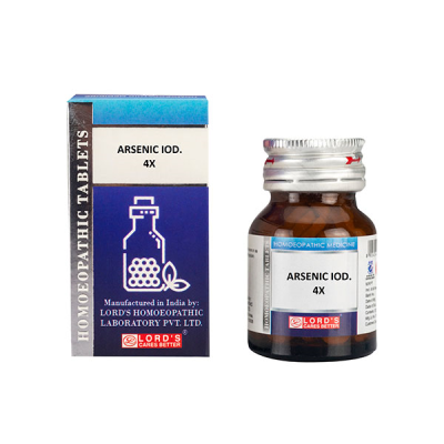 Lord's Trituration Arsenic Iod 4X Tablet 25 gm
