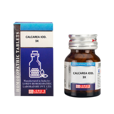 Lord's Trituration Calcarea Iod 3X Tablet 25 gm