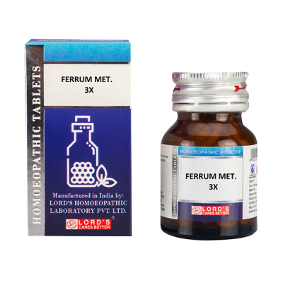 Lord's Trituration Ferrum Met 3X Tablet 25 gm