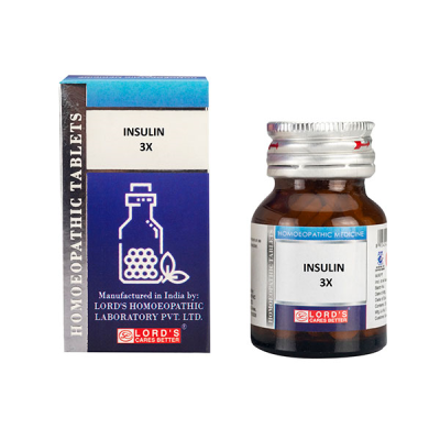 Lord's Trituration Insulin 3X Tablet 25 gm