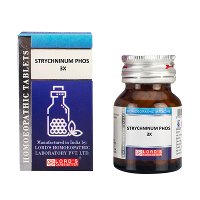 Lord's Trituration Strychninum Phos 3X Tablet 25 gm