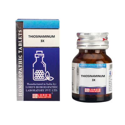 Lord's Trituration Thiosinaminum 3X Tablet 25 gm