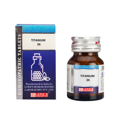 Lord's Trituration Titanium 3X Tablet 25 gm