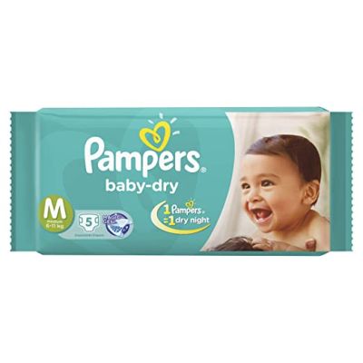 Pampers Baby Dry M (5pcs) - Pack of 3