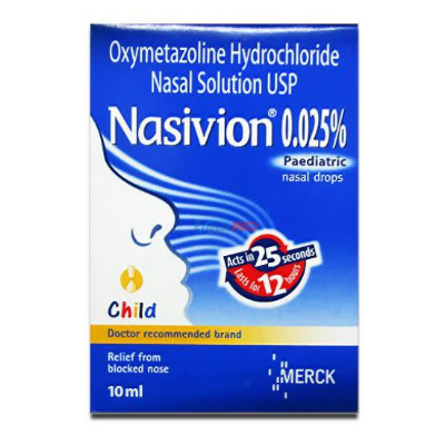 Nasivion 0.025% Child Nasal Drops 10ml