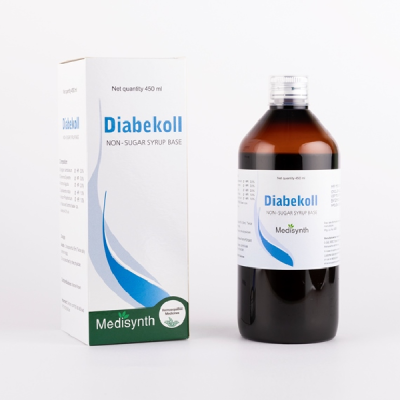 Medisynth Diabekoll Non-Sugar Syrup 120 ml