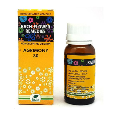 New Life Bach Flower Agrimony 30 Liquid 30 ml