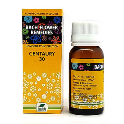 New Life Bach Flower Centaury 30 Liquid 30 ml