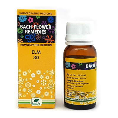 New Life Bach Flower Elm 30 Liquid 30 ml