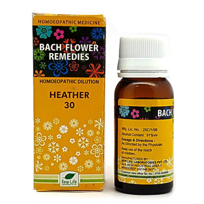 New Life Bach Flower Heather 30 Liquid 30 ml