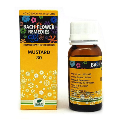 New Life Bach Flower Mustard 30 Liquid 30 ml
