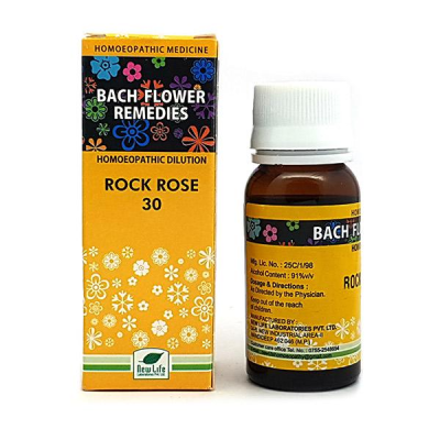 New Life Bach Flower Rock Rose 30 Liquid 30 ml