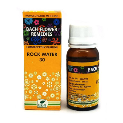 New Life Bach Flower Rock Water 30 Liquid 30 ml