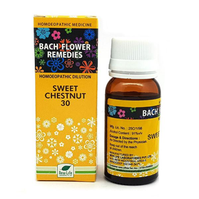 New Life Bach Flower Sweet Chestnut 30 Liquid 30 ml