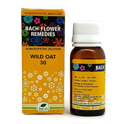 New Life Bach Flower Wild Oat 30 Liquid 30 ml