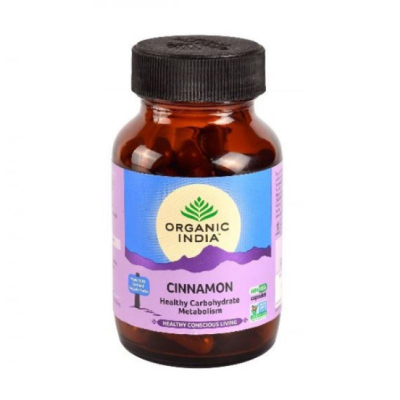 Organic India Cinnamon Capsule 60's