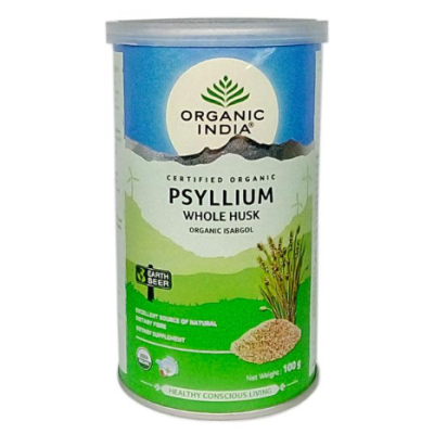 Organic India Psyllium Whole Husk Isabgol Powder 100 gm