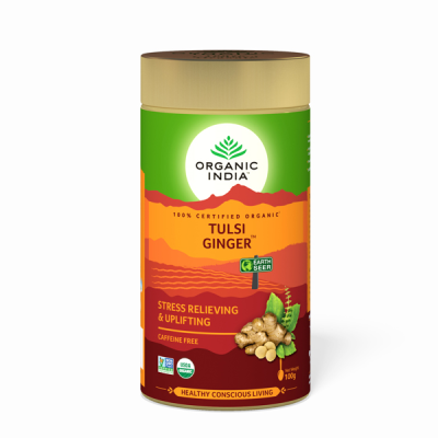 Organic India Tulsi Ginger Tea Powder 100 gm