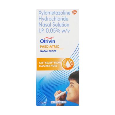 Otrivin Paediatric Nasal Drops 10ml (Pack of 4)