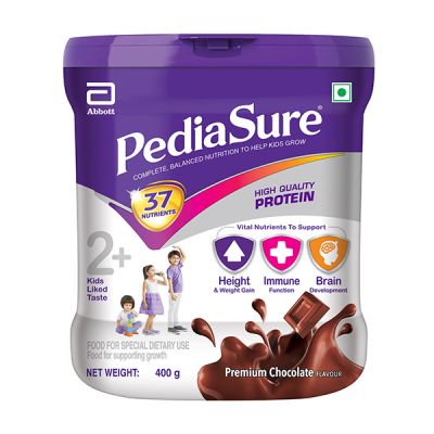 Pediasure Premium Chocolate Flavour Powder - Jar 400 gm