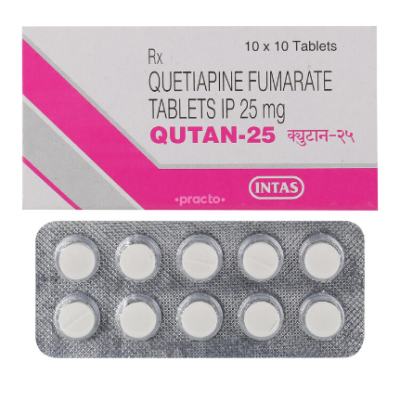 Qutan 25mg Tablet 10'S