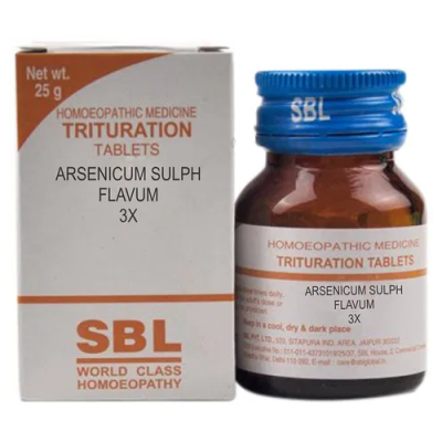 SBL Arsenicum Sulph.Falvum 3X Tablet 25 gm