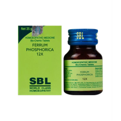 SBL Ferrum Phosphoricum 12X Tablet 25 gm