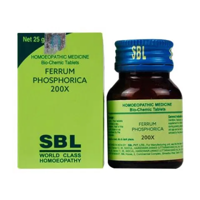 SBL Ferrum Phosphoricum 200X Tablet 25 gm