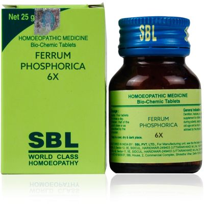 SBL Ferrum Phosphoricum 6X Tablet 25 gm