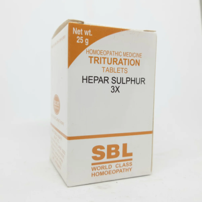 SBL Hepar Sulphur 3X Tablet 25 gm