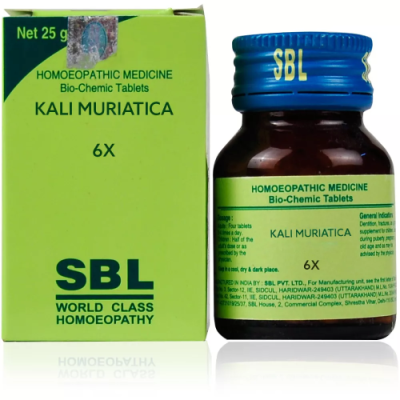 SBL Kali Muriaticum 6X Tablet 25 gm