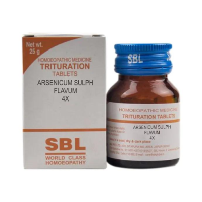 SBL Arsenicum Sulph.Falvum 4X Tablet 25 gm