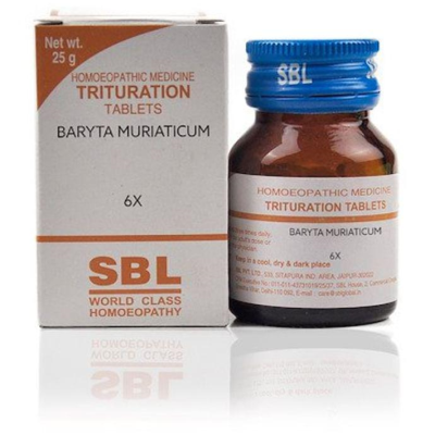 SBL Baryta Muriatica 6X Tablet 25 gm